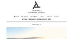 Desktop Screenshot of apertunityproductions.com
